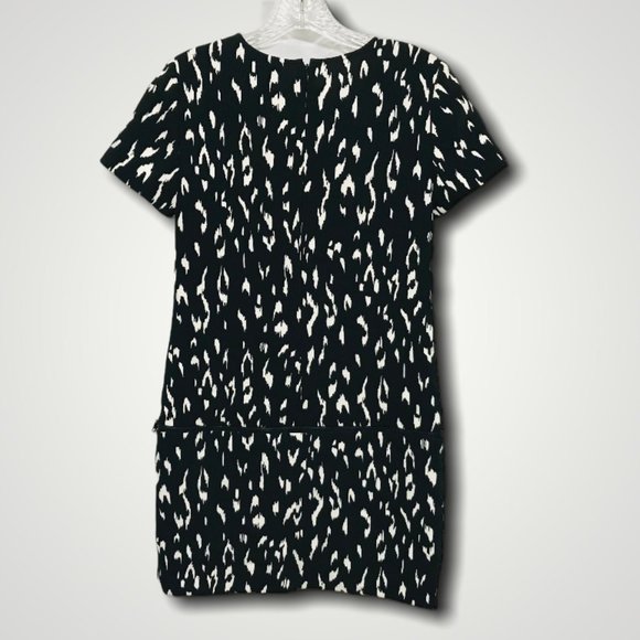 Rachel Zoe Size 0 Crewneck Short Sleeve Printed Convertible Tunic Dress - Picture 4 of 8